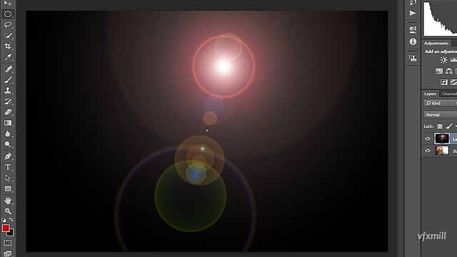 Create and use lens flare - Photoshop Tutorial in Hindi, Photoshop Tutorial in Hindi, Photoshop, फोटोशॉप create and use lens flare - photoshop tutorial in hindi Create and Use Lens Flare &#8211; Photoshop Tutorial in Hindi How to create lens flare in Adobe Photoshop step 8